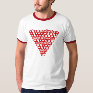 Abracadabra Inverterad Triangel Magisk Talisman Tee