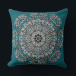 Abracadabra Octa Glyph Throw Pillow Kudde<br><div class="desc">Octa Glyph; a glyphic design that echoes the ancient and mystic runes of past civilizations. This unique glyph has been constructed from a single word (its name) using modern typography in an octagonal configuration. Art imitates art. On one side of the pillow the glyph is black and the other side...</div>