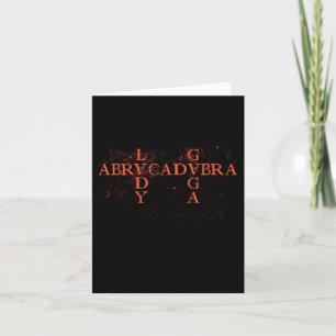 Abracadabra Vintage Triangle För manar Women Kort