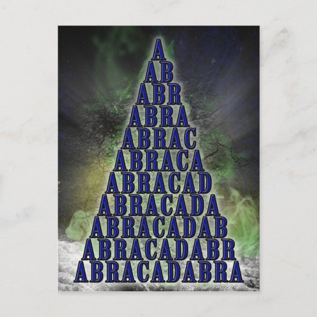 Abracadabra Vykort (Framsida)