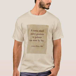 Abraham biskopcitationstecken t-shirt