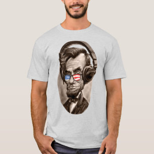 Abraham Chillincoln Lincoln Patriotic Sunglasses T Shirt