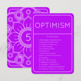 Abraham Hicks Optimism Law of Attraktion Card Inbjudningar