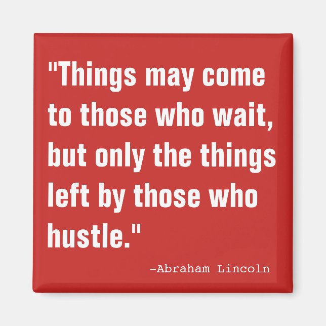 Abraham Hustler Magnet (Framsidan)