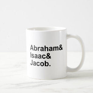 Abraham Isaac Jakob 3 patriarker inom judendomen Kaffemugg