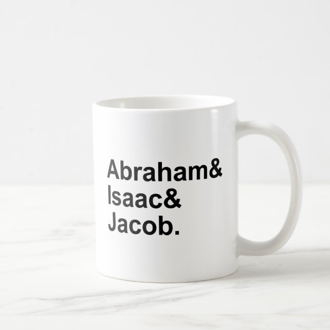 Abraham Isaac Jakob | 3 patriarker inom judendomen Kaffemugg (Höger)
