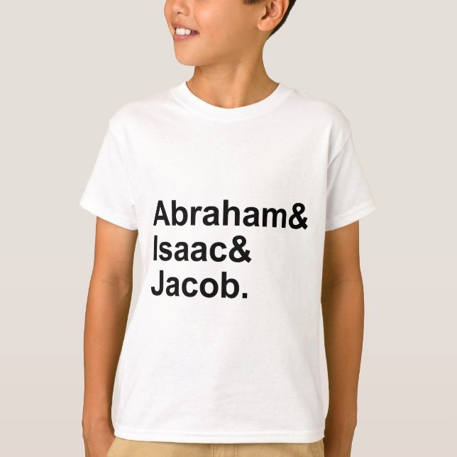 Abraham Isaac Jakob | 3 patriarker inom judendomen Tröja (Framsida)