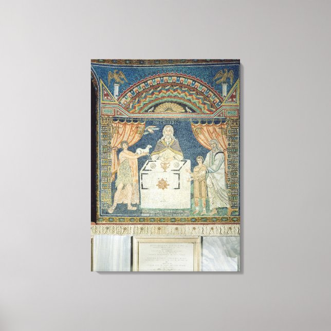 Abraham, Isaac och Melchisedech Canvastryck (Framsida)