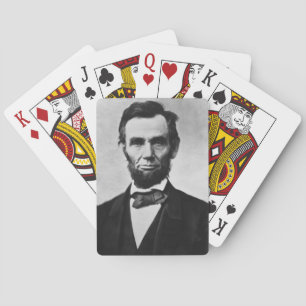 Abraham Lincoln: 16:e Amerikas president Casinokort