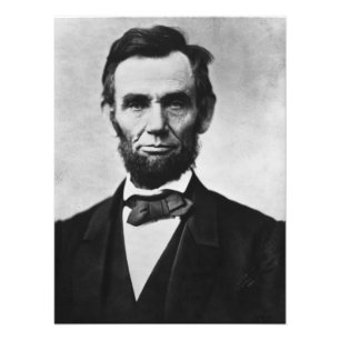 Abraham Lincoln: 16:e Amerikas president Fototryck