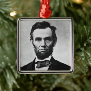 Abraham Lincoln: 16:e Amerikas president Julgransprydnad Metall