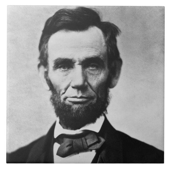 Abraham Lincoln: 16:e Amerikas president Kakelplatta (Framsidan)
