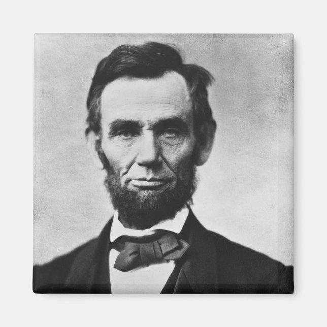 Abraham Lincoln: 16:e Amerikas president Magnet (Framsidan)