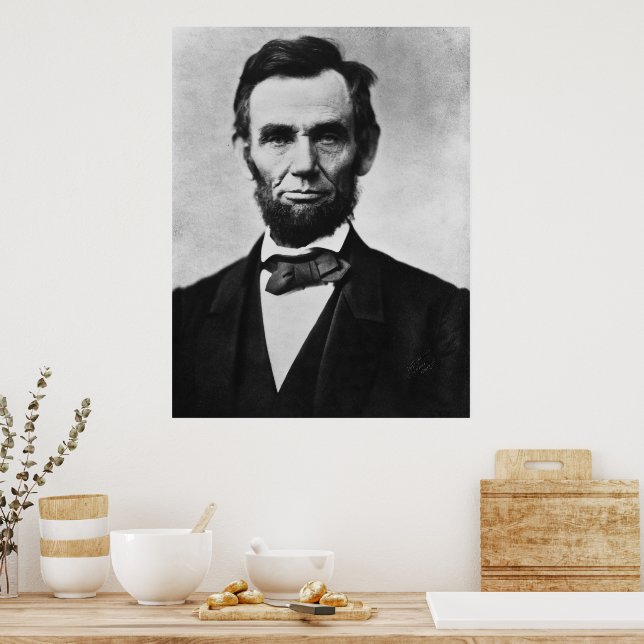Abraham Lincoln: 16:e Amerikas president Poster (Kök)
