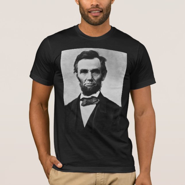 Abraham Lincoln: 16:e Amerikas president T Shirt (Framsida)