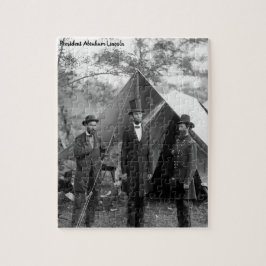 Abraham Lincoln 16:e president i Amerika. Pussel