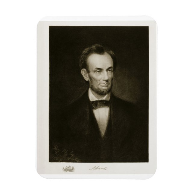 Abraham Lincoln, 16:e president i United Stat Magnet (Vertikal)