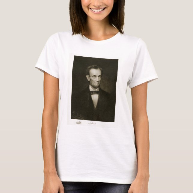 Abraham Lincoln, 16:e president i United Stat Tee Shirt (Framsida)