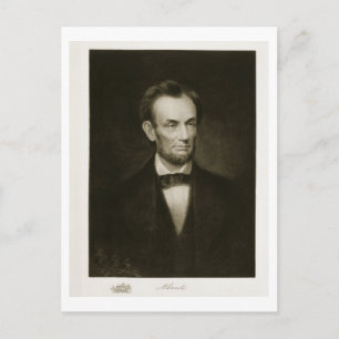 Abraham Lincoln, 16:e president i United Stat Vykort
