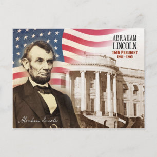 Abraham Lincoln - 16:e presidenten i USA Vykort