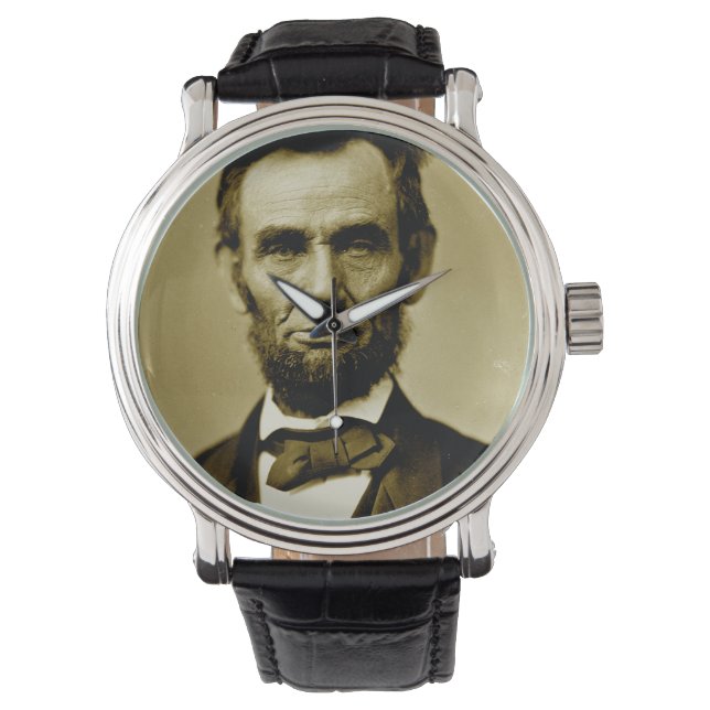 Abraham Lincoln 16:e USA:s president Armbandsur (Framsida)