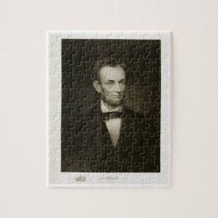 Abraham Lincoln 16th president av den eniga Pussel