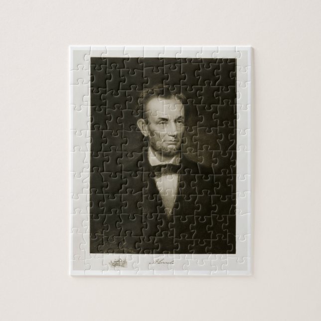 Abraham Lincoln 16th president av den eniga Pussel (Vertikal)