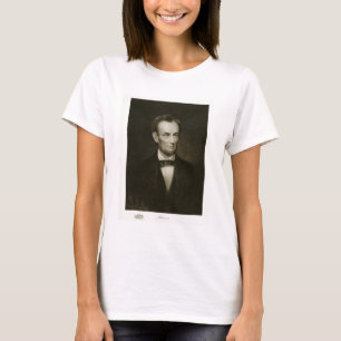 Abraham Lincoln 16th president av den eniga Tee Shirt
