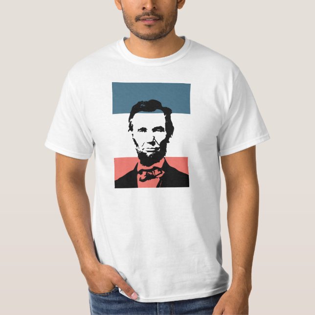 Abraham Lincoln 16th president T Shirt (Framsida)