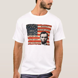 Abraham Lincoln 1864 kampanjT-tröja (manar) T Shirt