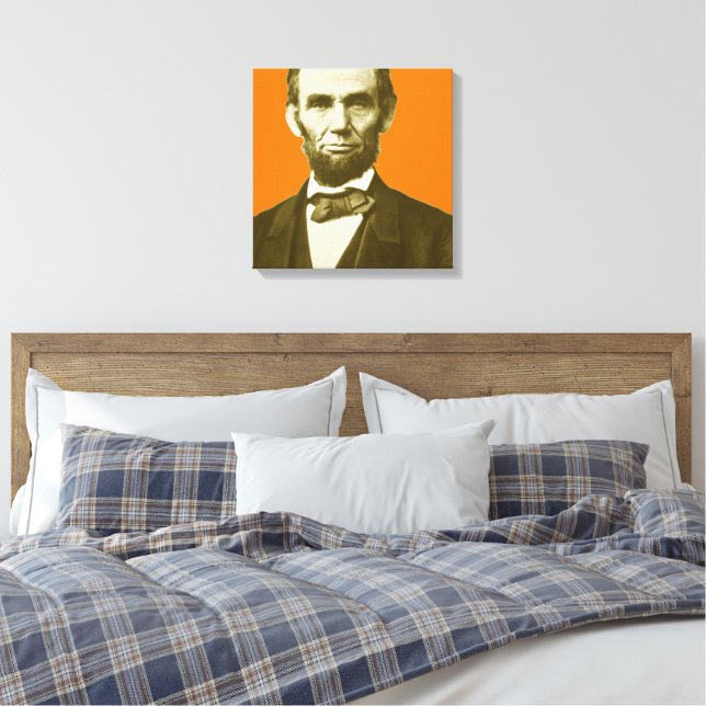 Abraham Lincoln 2 Canvastryck (Insitu (sovrum))