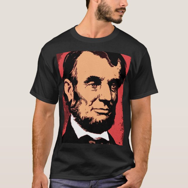 ABRAHAM LINCOLN 2 T SHIRT (Framsida)