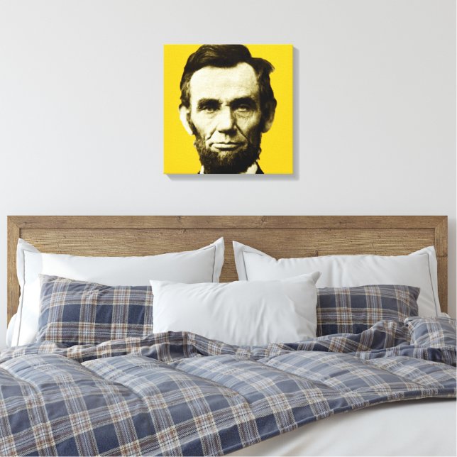 Abraham Lincoln 3 Canvastryck (Insitu (sovrum))