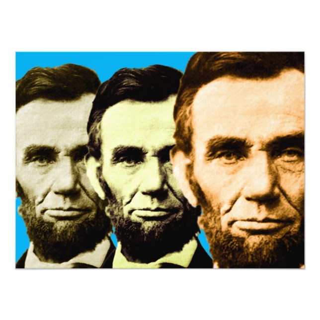 Abraham Lincoln 3 Plus Fototryck (Framsidan)