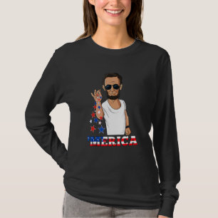 Abraham Lincoln 4:e juli Merica T Shirt