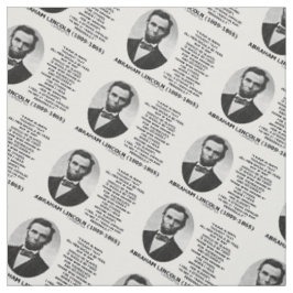 Abraham Lincoln all manar bör vara fritt slaveri Tyg