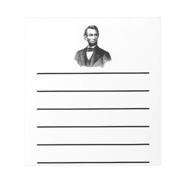 Abraham Lincoln Anteckningsblock (Framsida)