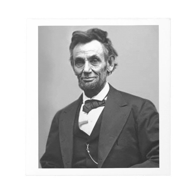 Abraham Lincoln Anteckningsblock (Framsida)