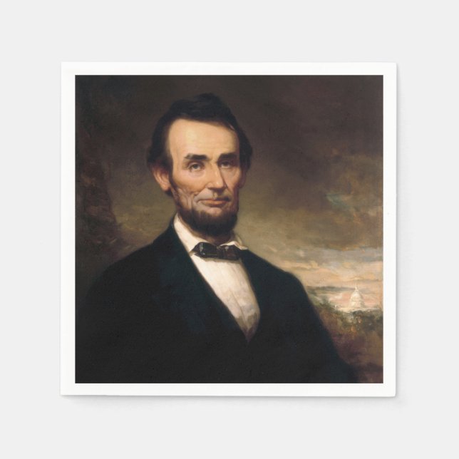 Abraham Lincoln av George H Story Pappersservett (Framsidan)