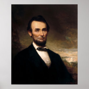 Abraham Lincoln av George H Story Poster