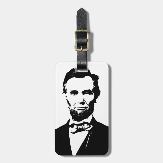 Abraham Lincoln Bagagebricka (Vertikal Framsida)