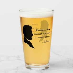 Abraham Lincoln behar…, Stoppa danande citerar u Glaskopp