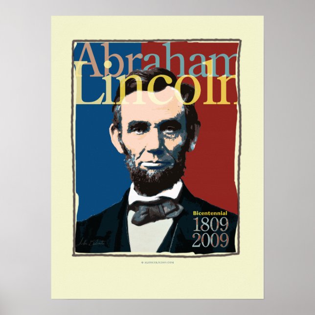 Abraham Lincoln Bicentennial Poster (Framsidan)
