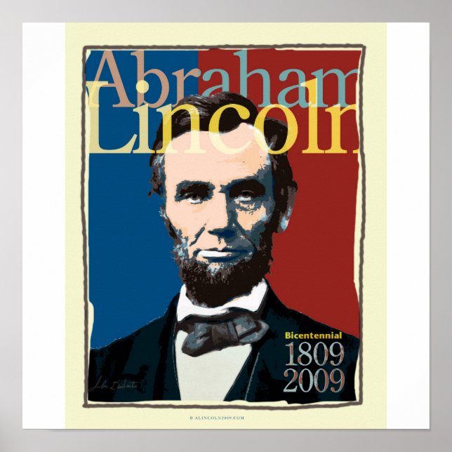 Abraham Lincoln Bicentennial Poster (Framsidan)
