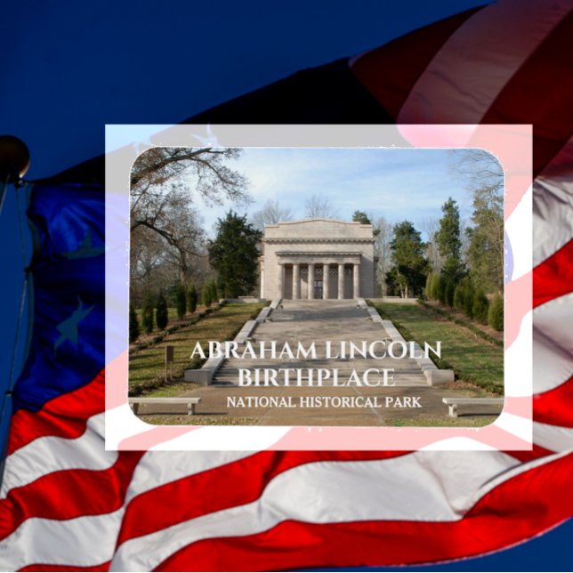 Abraham Lincoln Birthplace Memorial Magnet (Skapare uppladdad)