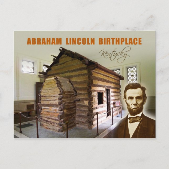 Abraham Lincoln Birthplace NHP, Kentucky Vykort (Framsida)