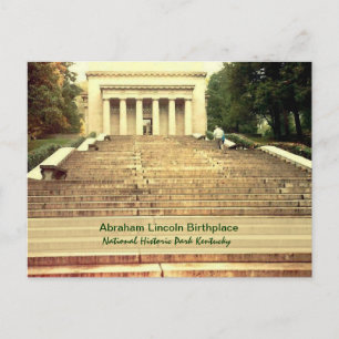 Abraham Lincoln Birthplace Postcard Vykort