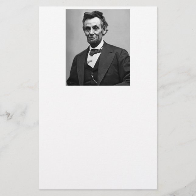 Abraham Lincoln Brevpapper (Framsida)