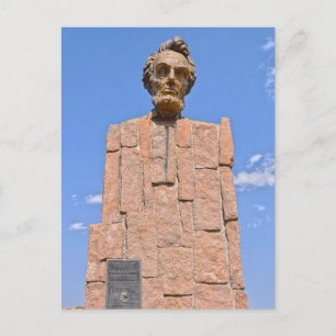 Abraham Lincoln Bust, Wyoming Vykort