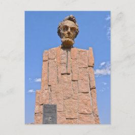 Abraham Lincoln Bust, Wyoming Vykort